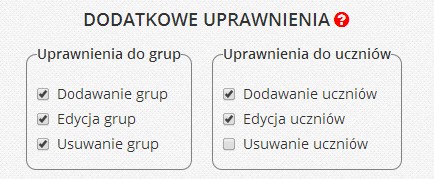 dodatkowe uprawnienia nauczyciela